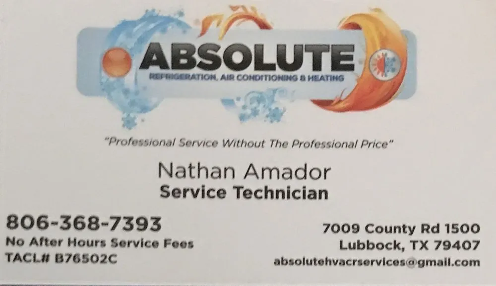 Slide of Absolute Refrigeration, Air Conditioning & Heating