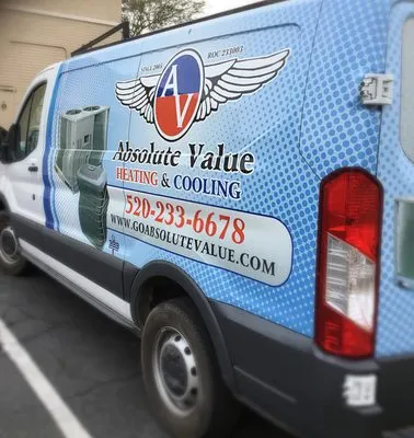 Absolute Value Heating and Cooling Logo