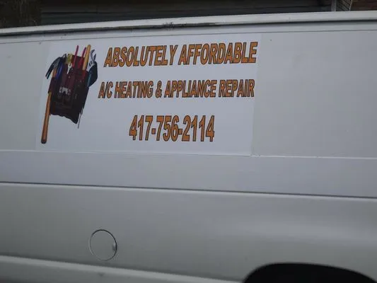 Absolutely Affordable A/C Heating & Appliance Repair Logo