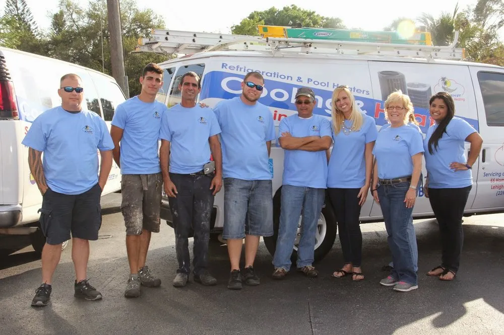 Slide of AC Breeze Cooling and Heating