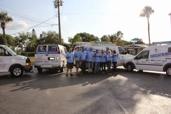 AC Breeze Cooling and Heating Logo