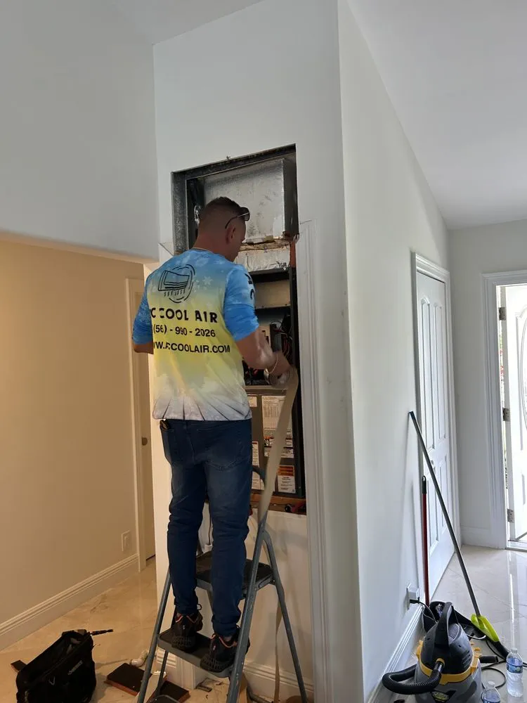 Slide of Ac Cool Air