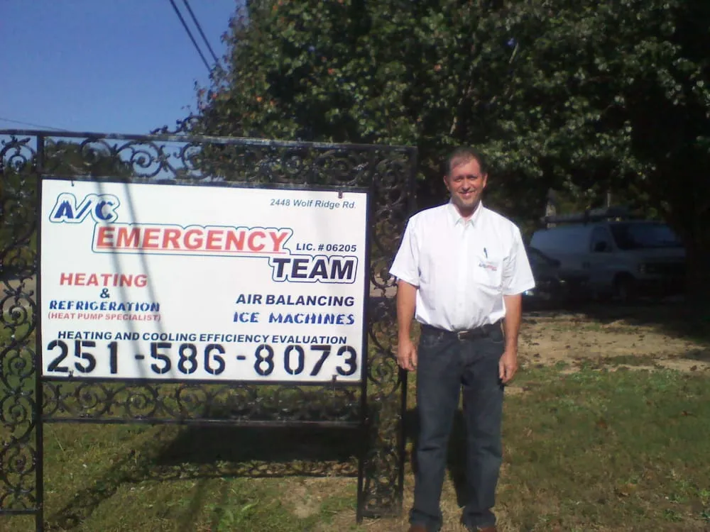 Slide of A/C Emergency Team