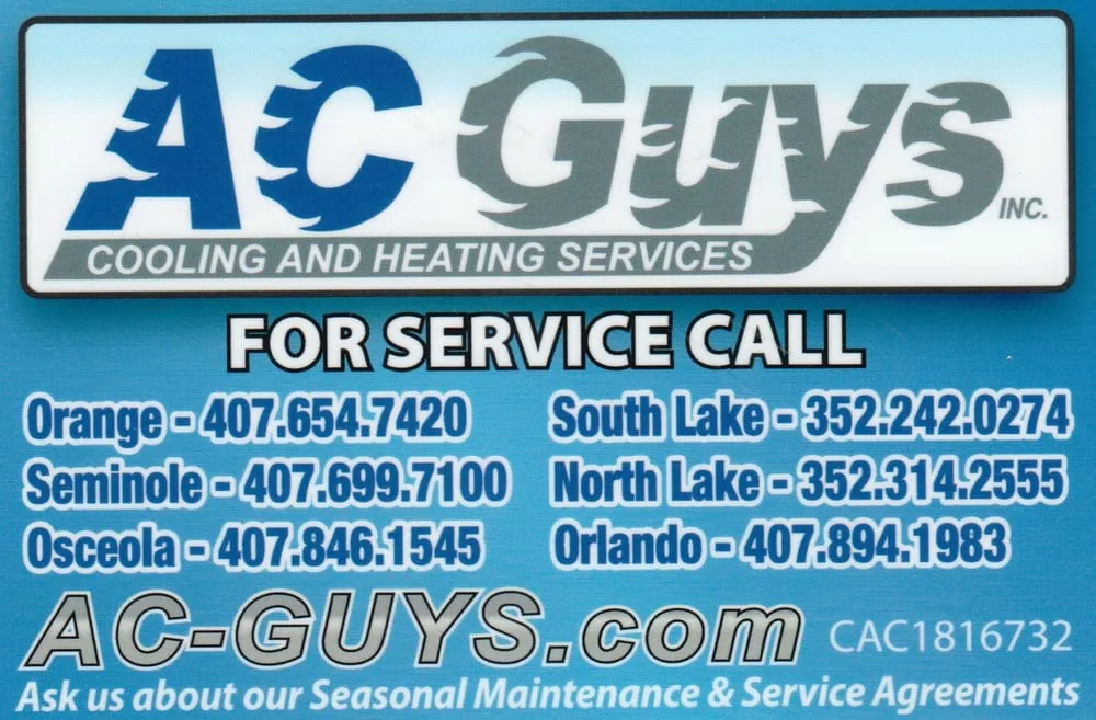 Slide of AC Guys Cooling & Heating Services