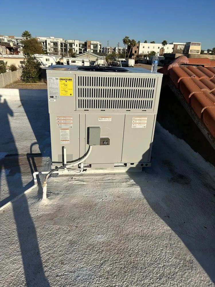 Slide of AC Install Team