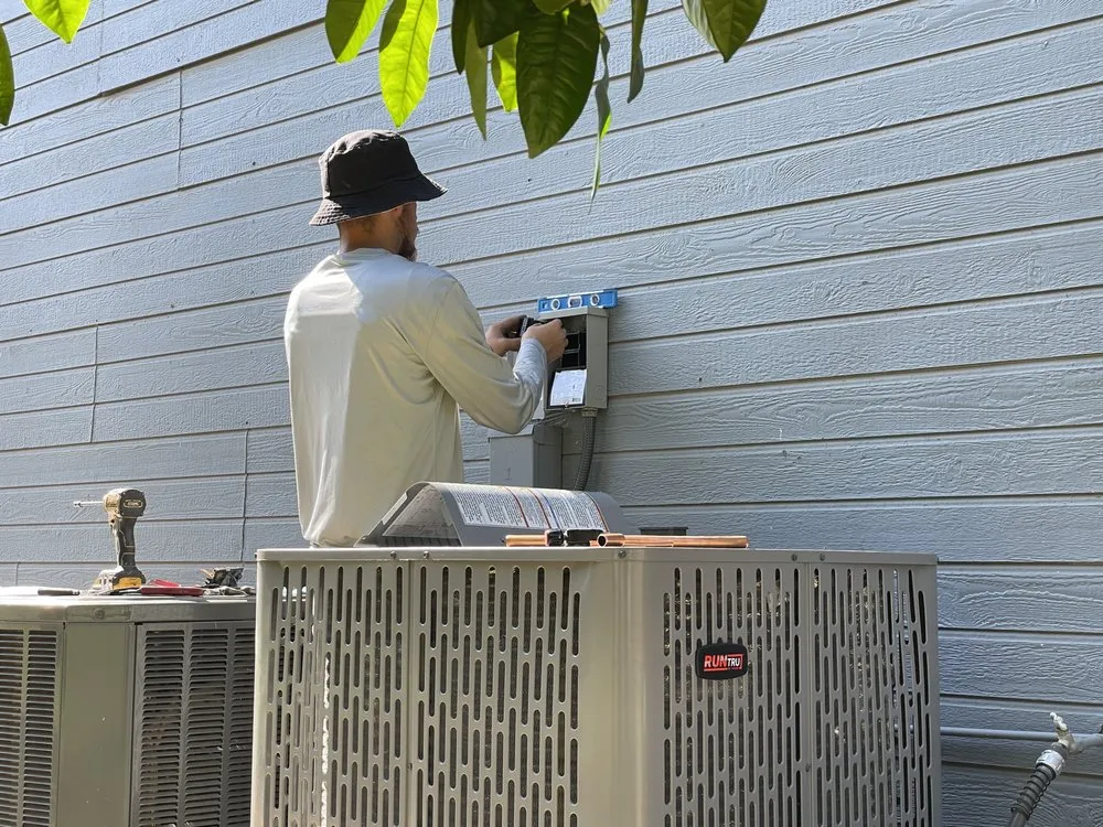 Slide of AC Install Team