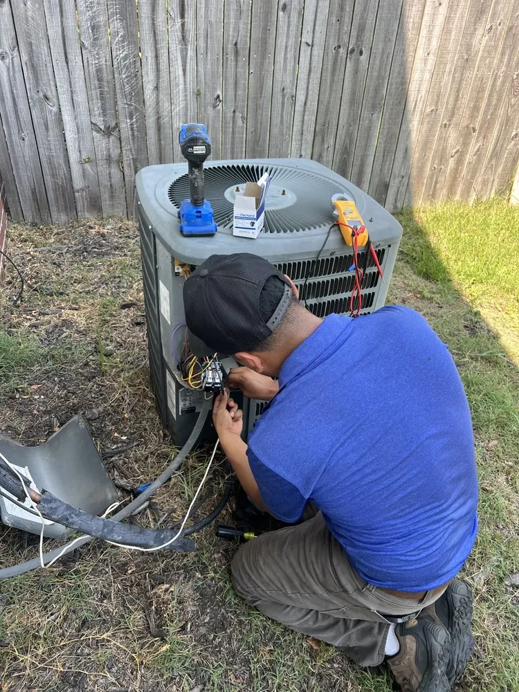 Slide of A/C Man Heating and Air