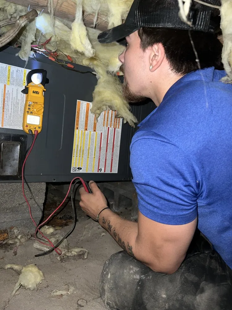 Slide of A/C Man Heating and Air