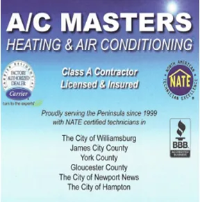 Expert HVAC maintenance in Yorktown, VA - A/C Masters