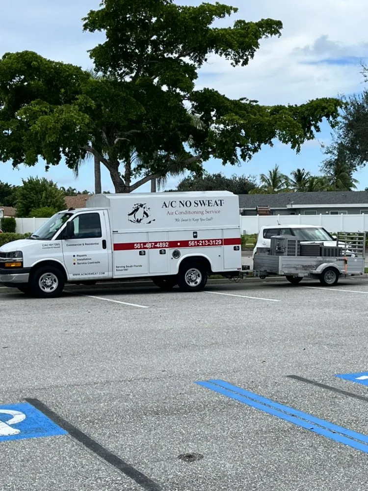 Slide of A/C No Sweat Air Conditioning Service