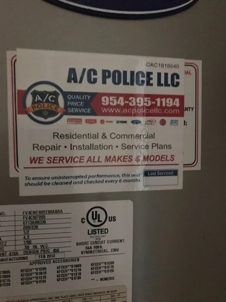 Slide of A/C Police