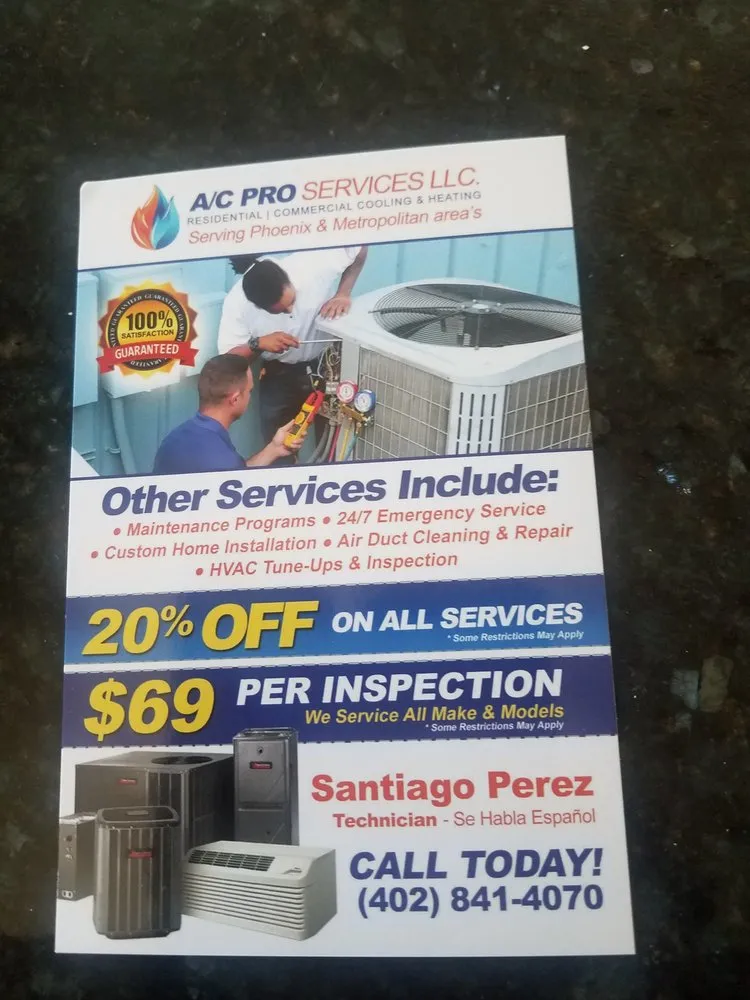 Slide of A/C Pro Services