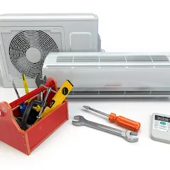 Slide of Ac repair team