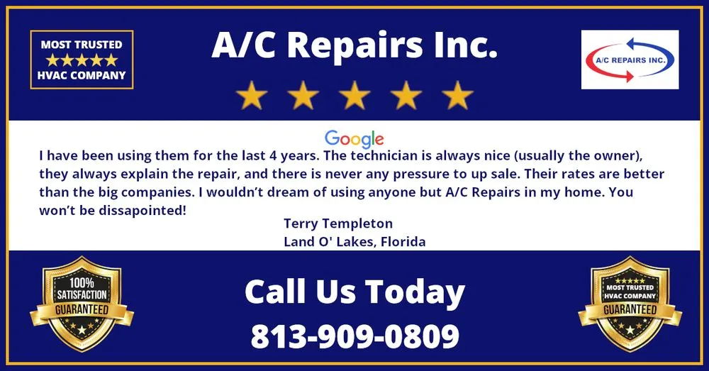 Slide of A/C Repairs