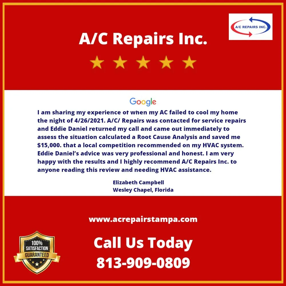 Slide of A/C Repairs