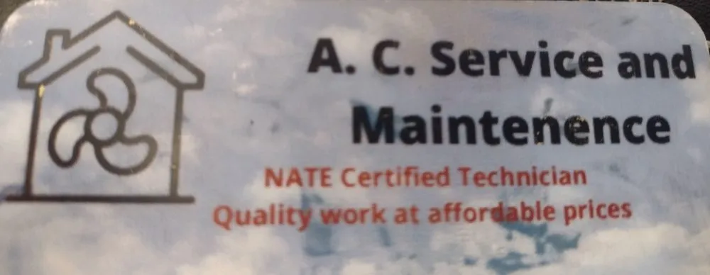 Slide of A.C. Service and Maintenance