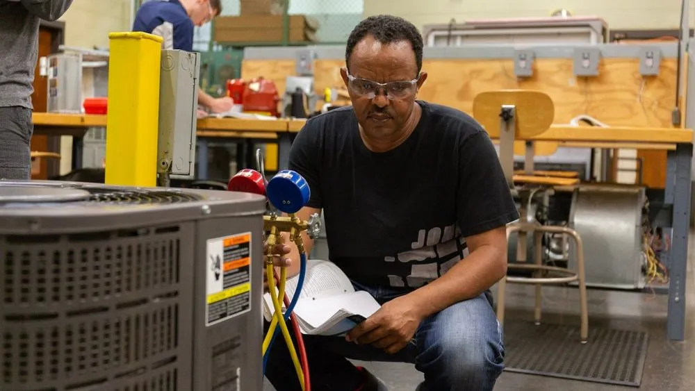 Slide of AC Service Crew