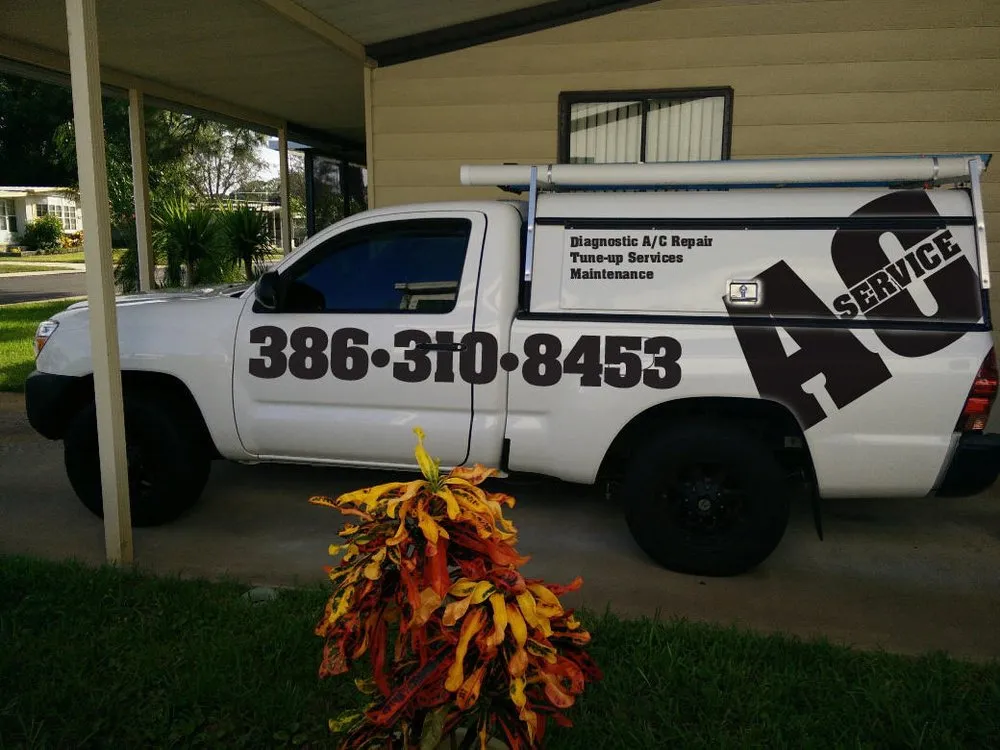 Slide of A/C Service Daytona 386