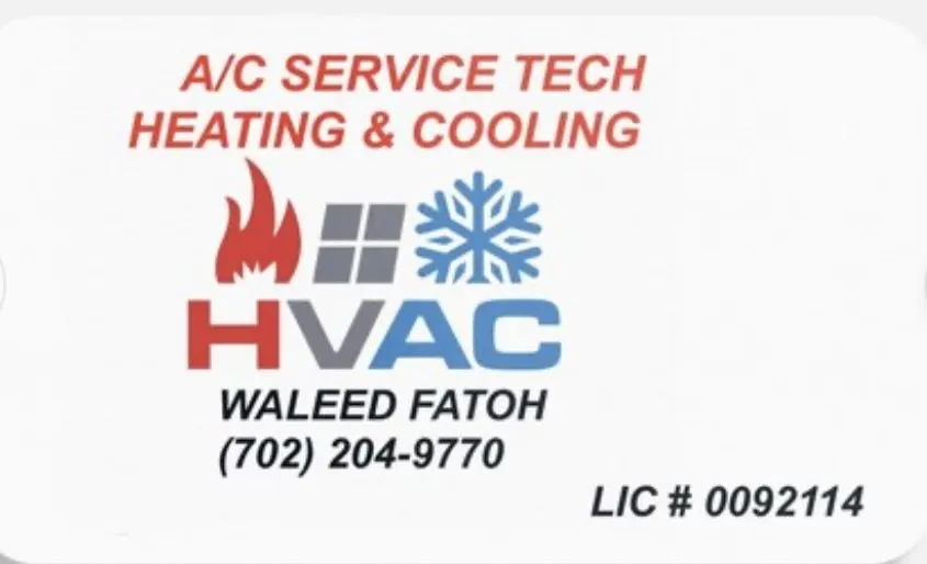 Slide of AC Service Tech