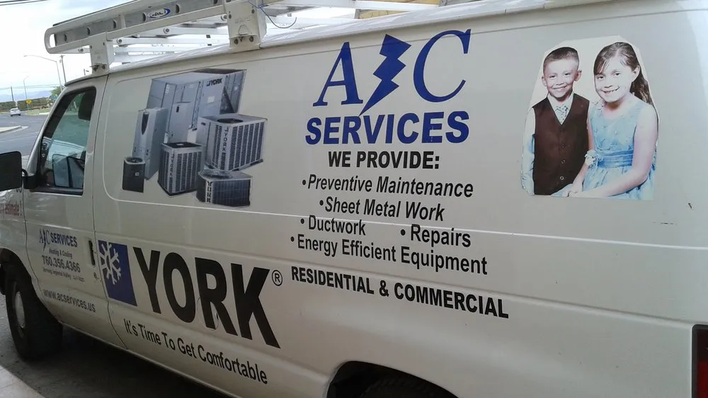 Slide of A/C Services