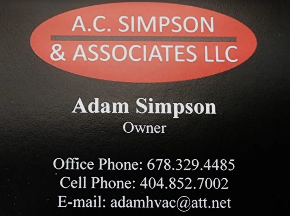 Slide of AC Simpson & Associates