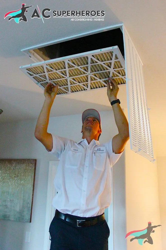 Slide of AC Superheroes