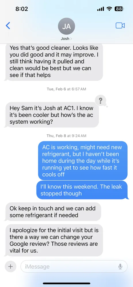 Slide of AC1 Heating and Cooling