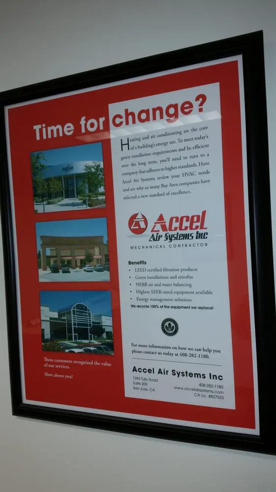 Slide of Accel Air Systems Inc