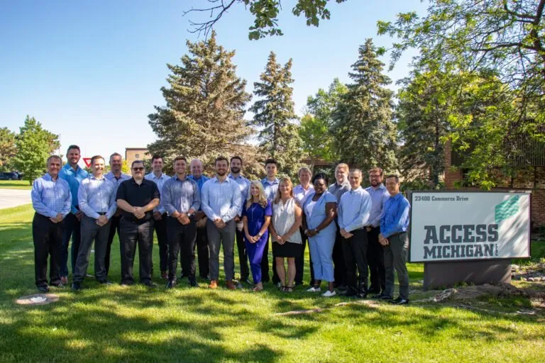 Slide of Access Michigan