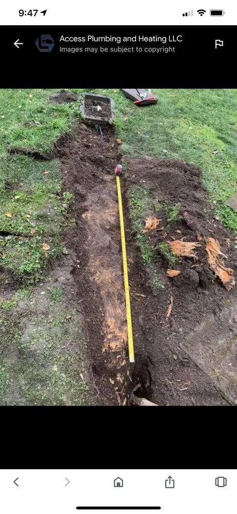 Slide of Access plumbing and heating