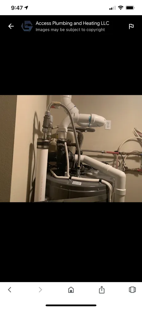 Slide of Access plumbing and heating