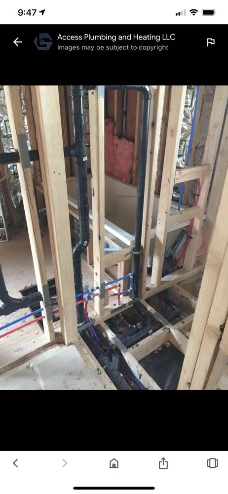 Slide of Access plumbing and heating