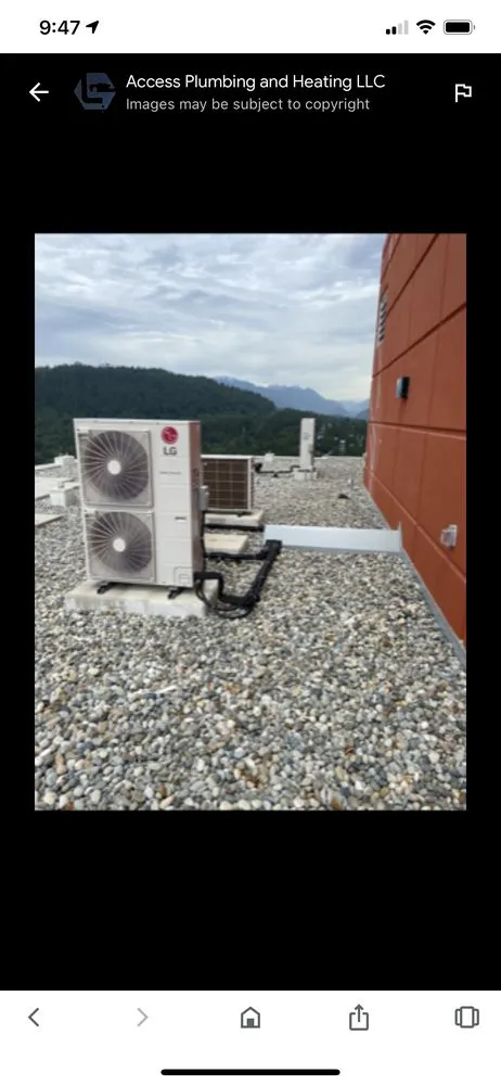 Slide of Access plumbing and heating