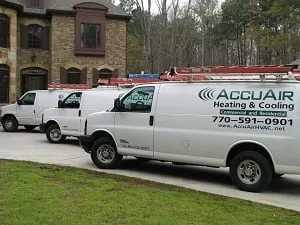 Slide of Accuair Heating and Cooling