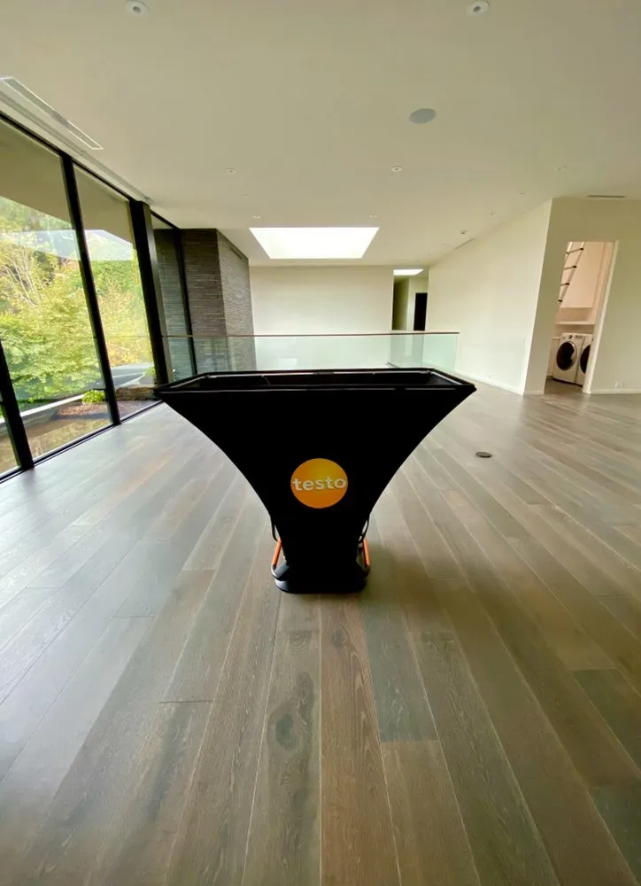 Slide of Accurate Duct Testing