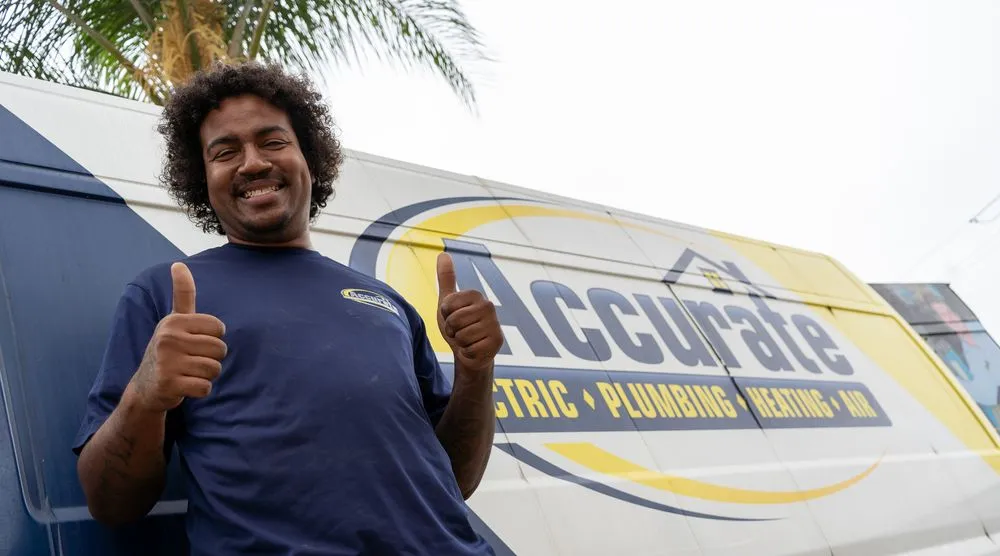 Slide of Accurate Electric, Plumbing, Heating and Air