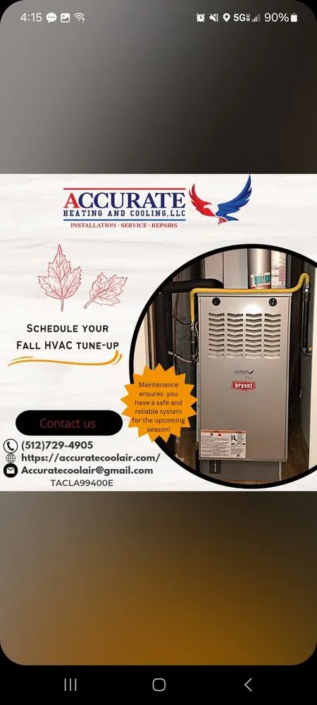 Slide of Accurate Heating and Cooling