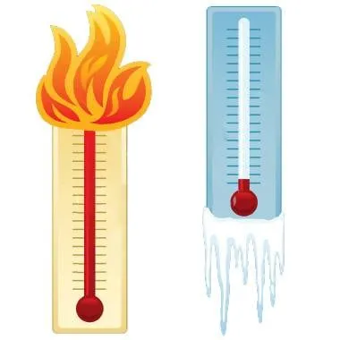 Slide of Accurate Temperatures