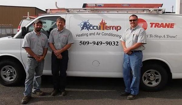 Accutemp Heating and Air Conditioning Logo
