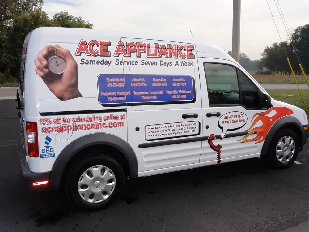 Slide of Ace Appliance Sales & Service