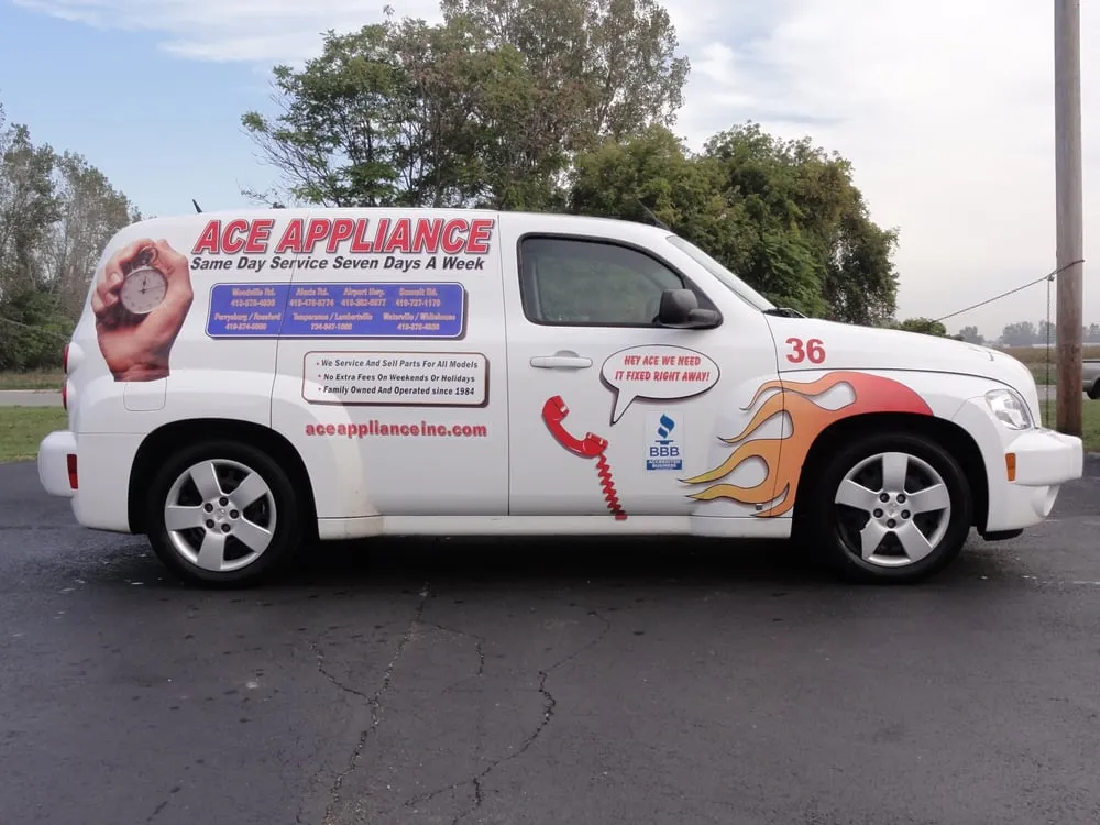 Slide of Ace Appliance Sales & Service