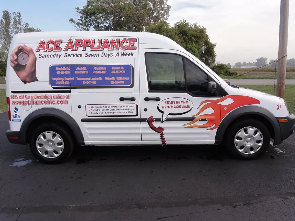 Slide of Ace Appliance Sales & Service