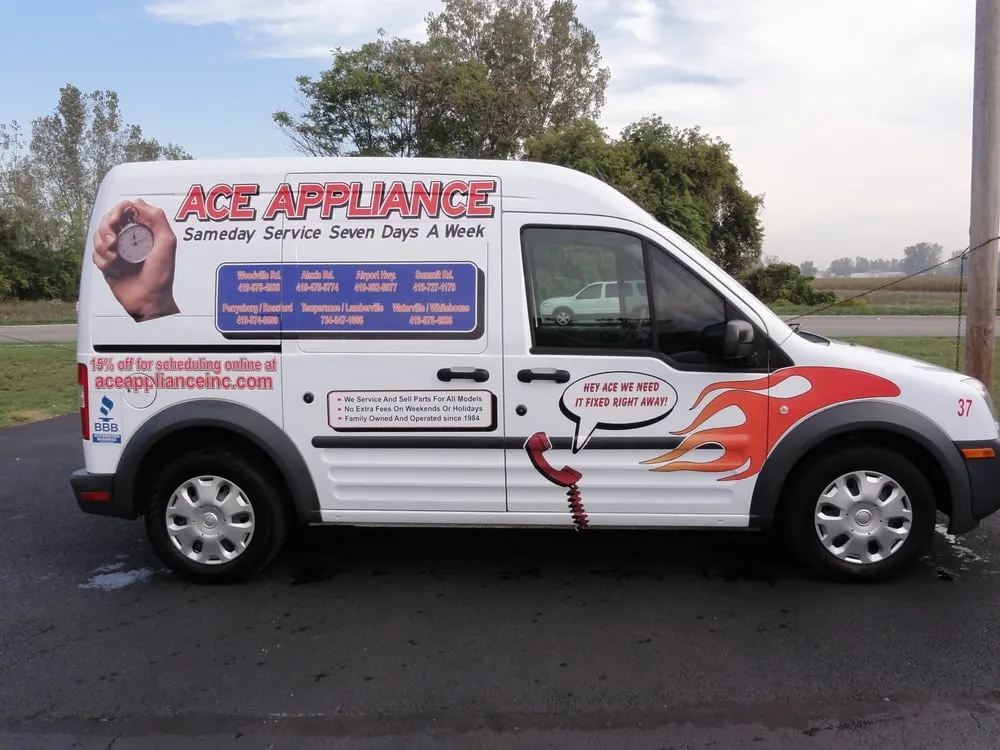 Slide of Ace Appliance Sales & Service