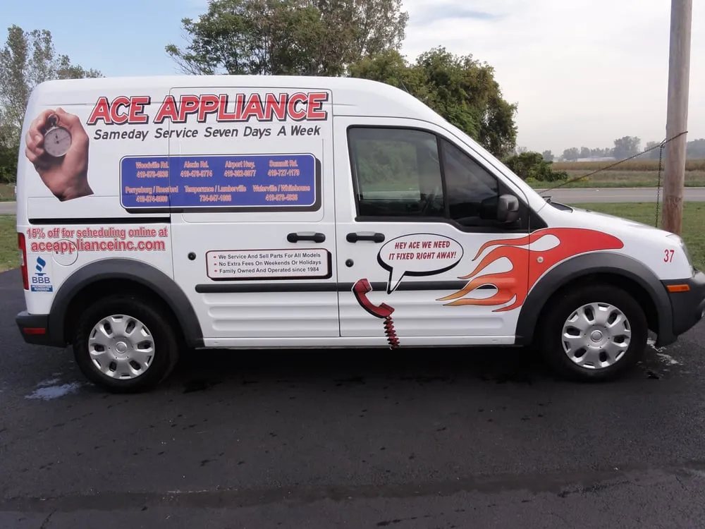 Slide of Ace Appliance Sales & Service