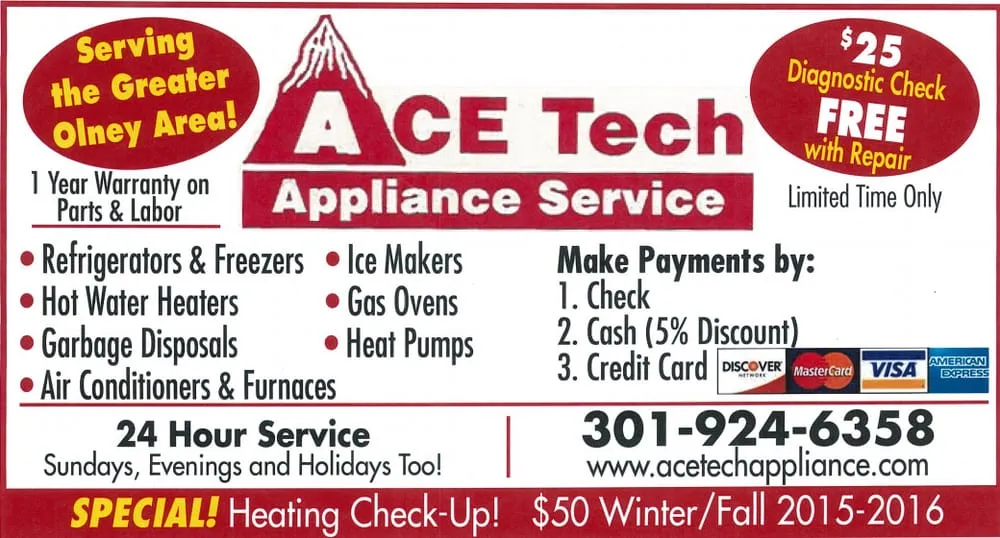 Slide of Ace Tech Appliance