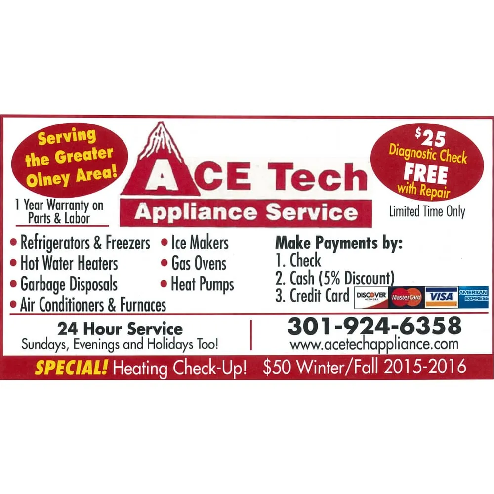 Slide of Ace Tech Appliance