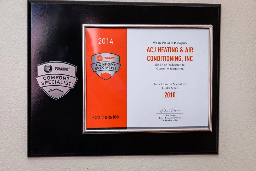 Slide of ACJ Heating & Air Conditioning