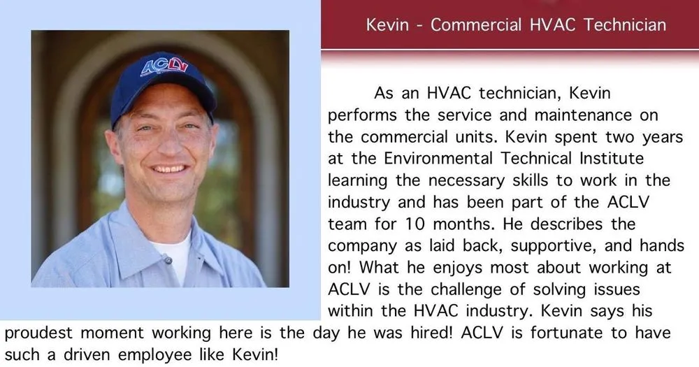 Slide of ACLV Heating & Cooling
