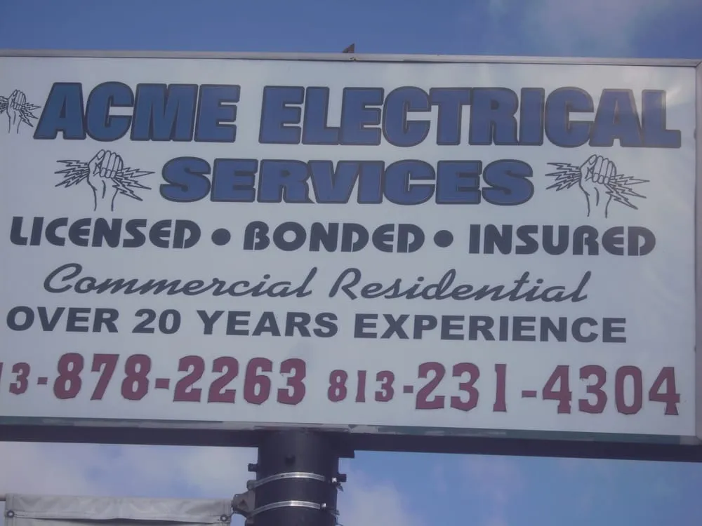 Slide of Acme Electrical Services