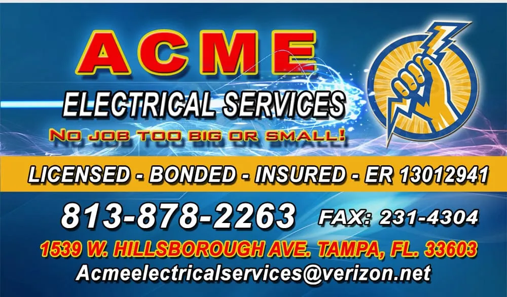 Slide of Acme Electrical Services